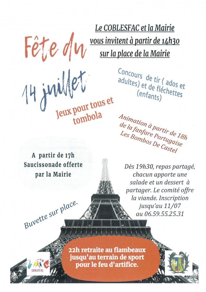 <strong>Fête du 14 juillet de Blesmes 2024</strong> <small>© Mairie de BLESMES</small>